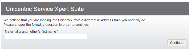Logging in from another computer