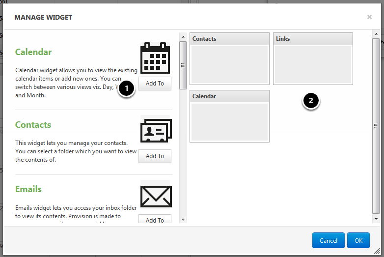 Widgets