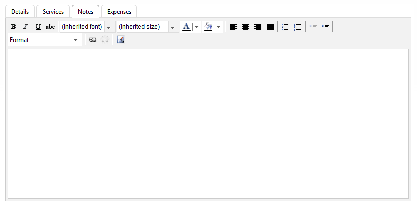 Notes Tab