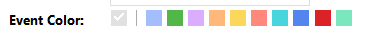 Details > Event Color