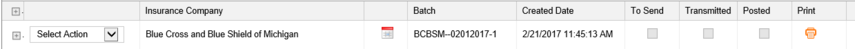 Select Action - Mark for Post