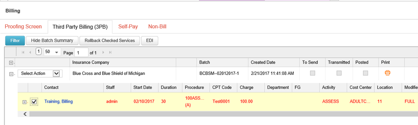 Rollback Checked Services