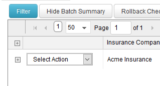 Select "Post" from the Select Action dropdown list.