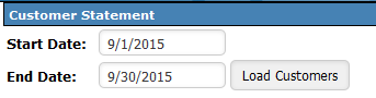 Enter Date Range