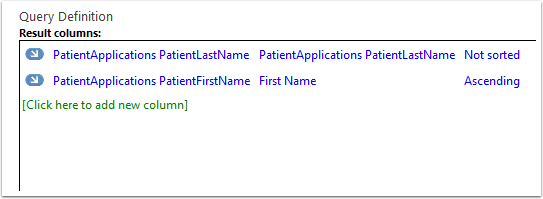 Result Columns - Basics