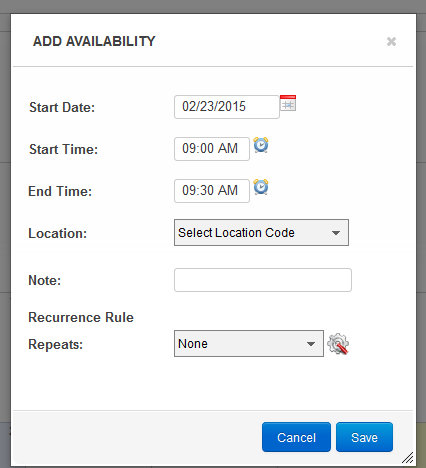 Add availability