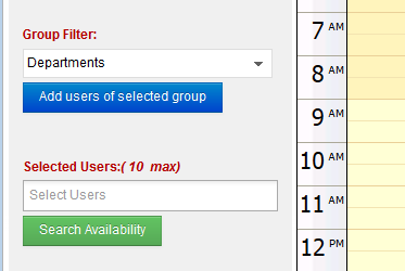 Next, select the user(s) you would like to see