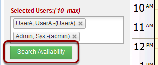 Search for availability