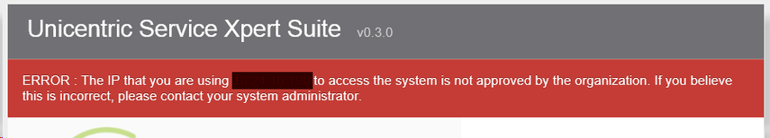 Warning message users will see