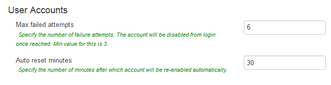 User Accounts