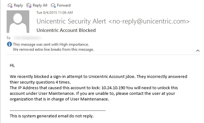 Account Locked