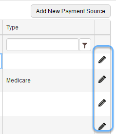 Edit an existing Payment Source