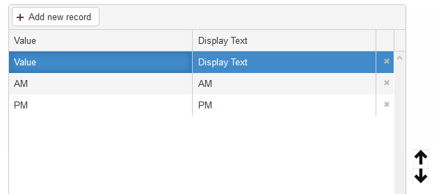 Reorder list items