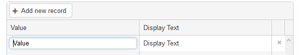 Add new list item