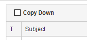 Copy Down
