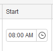 Enter Start Time