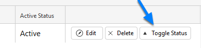 Toggle active status