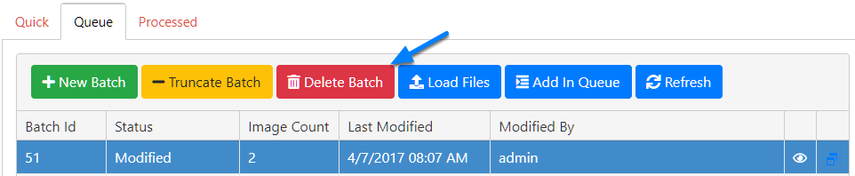 Delete Batch