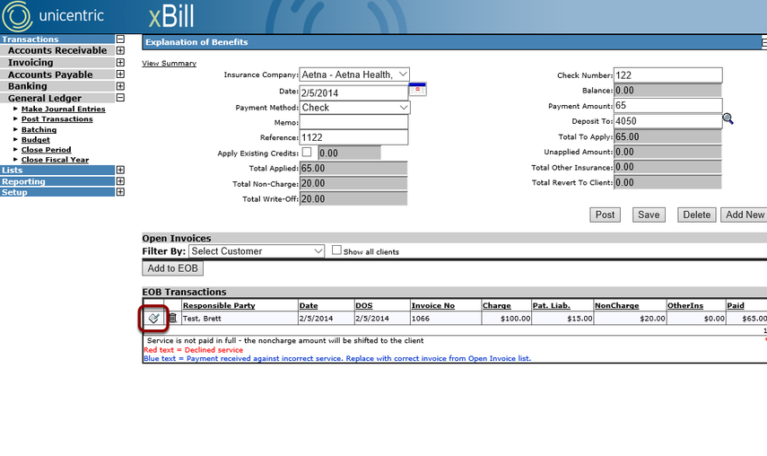 Edit Transaction Details