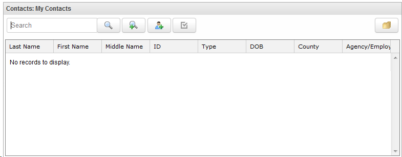 First, go to the contact widget on the dashboard