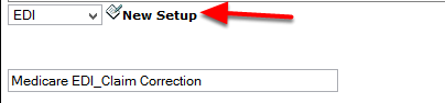 Create a new Bill Setup