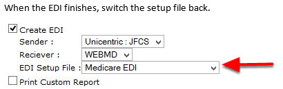 Switch the Bill Setup back 