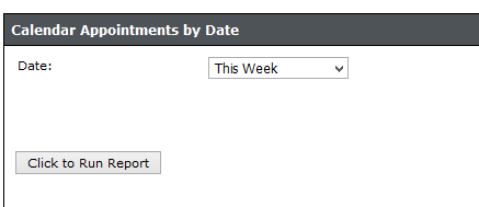 Select the date range you want to print the calendar for