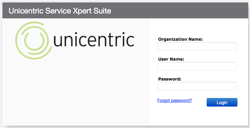 Navigate to your Unicentric system