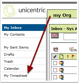 Accessing your Timesheets