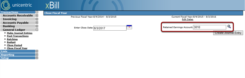 Select An Account