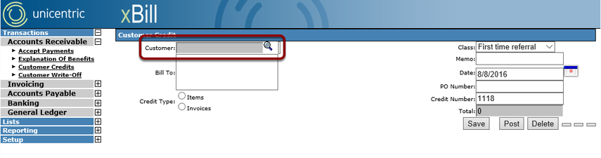 Open Customer Select