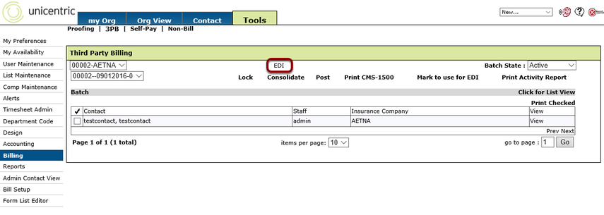 Generate EDI File
