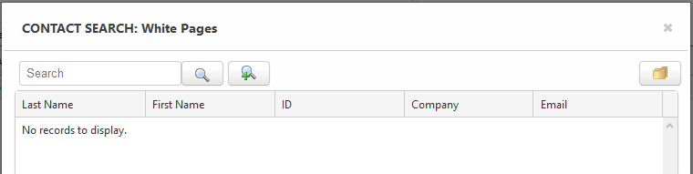 Contact Search
