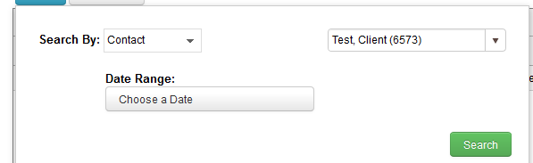 Billing > Contact Search